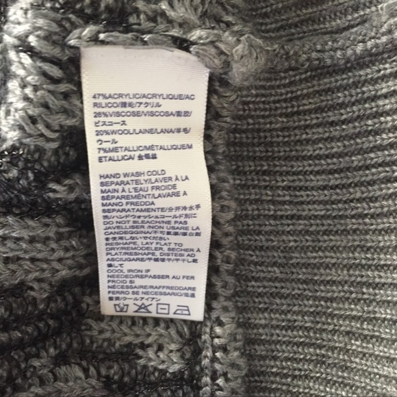 Rebecca Minkoff Grey Cold Shoulder Cut Out Page Sweater $168 NWOT - Picture 8 of 8